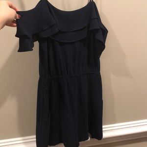 Navy Blue South Moon Under Romper